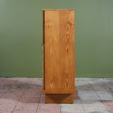 ON HOLD ** Paul Laszlo "Basket Weave" Highboy Dresser for Brown Saltman