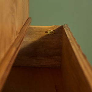 ON HOLD ** Paul Laszlo "Basket Weave" Highboy Dresser for Brown Saltman