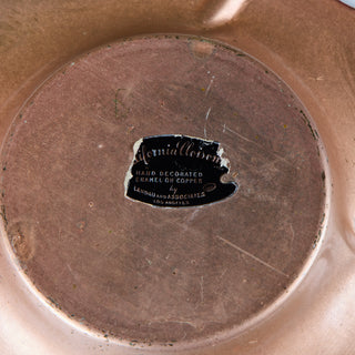 California Cloisonné Enamel-on-Copper Ashtray