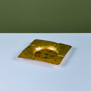 California Cloisonné Enamel-on-Copper Ashtray