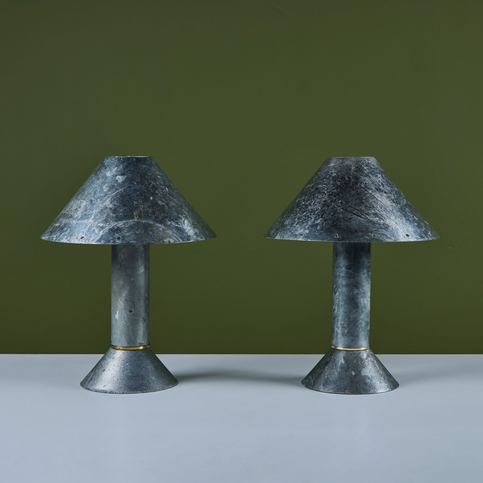 Ron Rezek Galvanized Steel Table Lamp – DEN