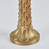 Pair of Brass Textured Candlesticks
