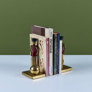 Pair of "Sentinel" Toy Soldier Bookends by Walter von Nessen for Chase USA