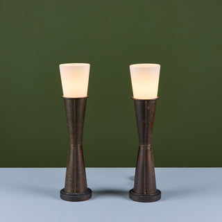 Pair of Art Deco Rosalind Style Table Lamps