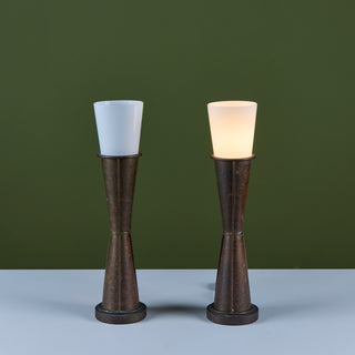 Pair of Art Deco Rosalind Style Table Lamps