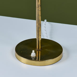 Pair of Kai Ruokonen Brass Table Lamps for Orno