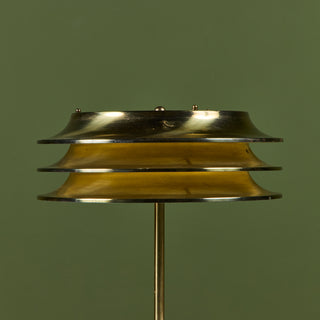 Pair of Kai Ruokonen Brass Table Lamps for Orno