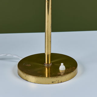 Pair of Kai Ruokonen Brass Table Lamps for Orno