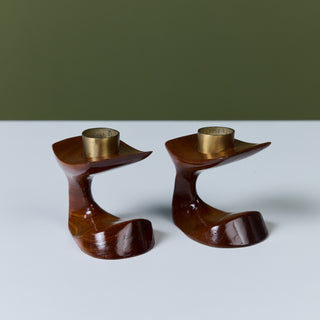 Pair of Don Shoemaker Candle Sticks