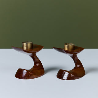 Pair of Don Shoemaker Candle Sticks