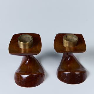 Pair of Don Shoemaker Candle Sticks