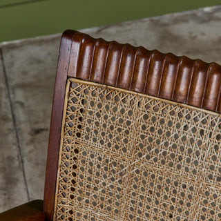 Pair of Curved Arm French Lounge Chairs