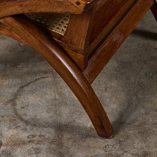 Pair of Curved Arm French Lounge Chairs