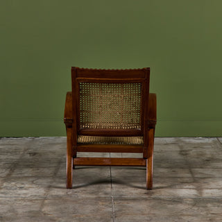 Pair of Curved Arm French Lounge Chairs