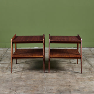 Pair of Two-Tier Side Tables by Gio Ponti for Singer & Sons