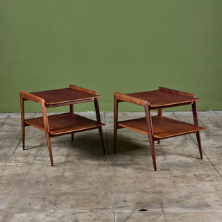 Pair of Two-Tier Side Tables by Gio Ponti for Singer & Sons