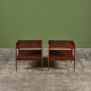 Pair of Two-Tier Side Tables by Gio Ponti for Singer & Sons
