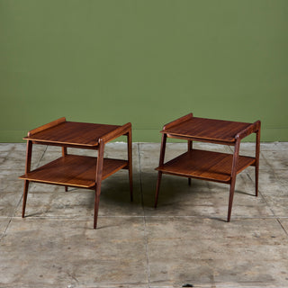 Pair of Two-Tier Side Tables by Gio Ponti for Singer & Sons