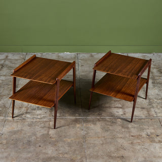 Pair of Two-Tier Side Tables by Gio Ponti for Singer & Sons