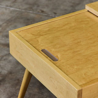 Pair of John Keal Side Tables for Brown Saltman