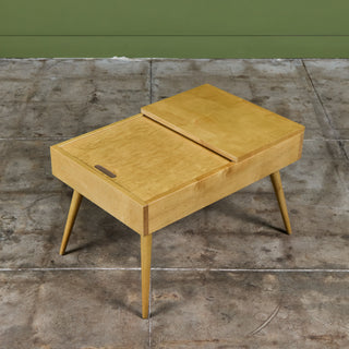 Pair of John Keal Side Tables for Brown Saltman
