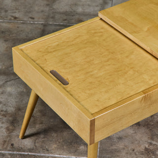 Pair of John Keal Side Tables for Brown Saltman