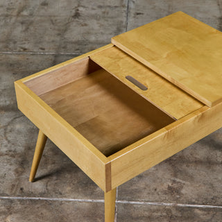 Pair of John Keal Side Tables for Brown Saltman