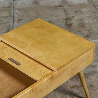 Pair of John Keal Side Tables for Brown Saltman