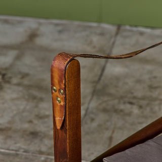 Pair of Kaare Klint Safari Lounge Chairs for Rud Rasmussen