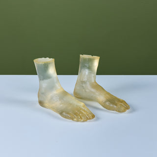 Pair of Resin Feet Sculptures