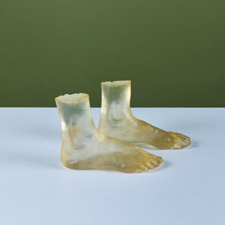 Pair of Resin Feet Sculptures