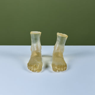 Pair of Resin Feet Sculptures
