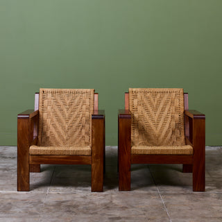 Mini Boga Style Woven Rope Lounge Chair