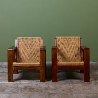 Mini Boga Style Woven Rope Lounge Chair