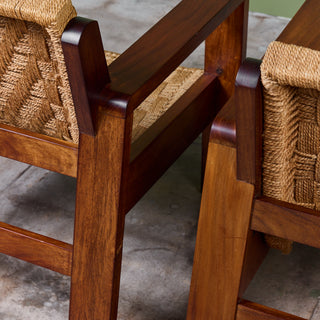Mini Boga Style Woven Rope Lounge Chair