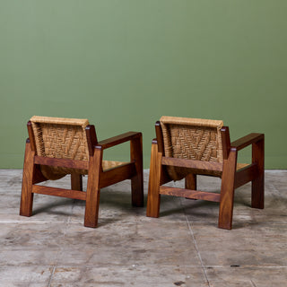 Mini Boga Style Woven Rope Lounge Chair