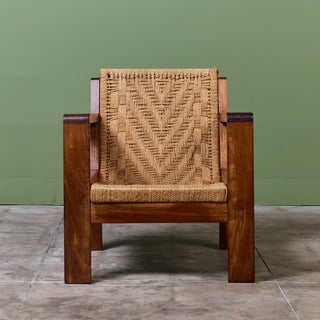 Mini Boga Style Woven Rope Lounge Chair
