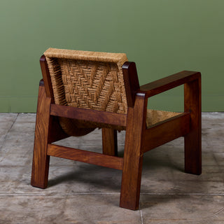Mini Boga Style Woven Rope Lounge Chair
