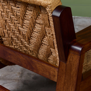 Mini Boga Style Woven Rope Lounge Chair