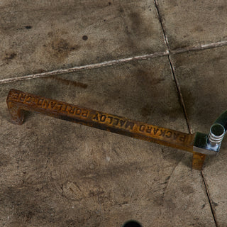 Pair of Packard Malloy Art Deco Chrome Andirons