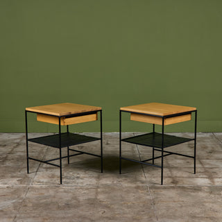 Pair of Rare Paul McCobb Nightstands for Planner Group