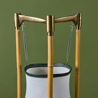 Pair of Ronald Cecil Sportes Bamboo Floor Lamps