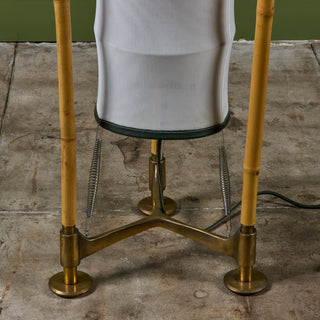 Pair of Ronald Cecil Sportes Bamboo Floor Lamps