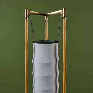 Pair of Ronald Cecil Sportes Bamboo Floor Lamps