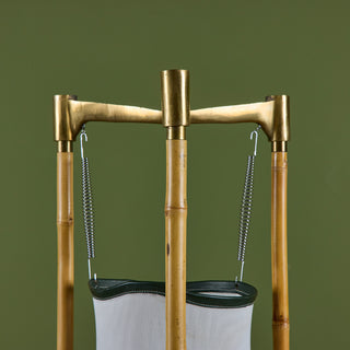 Pair of Ronald Cecil Sportes Bamboo Floor Lamps