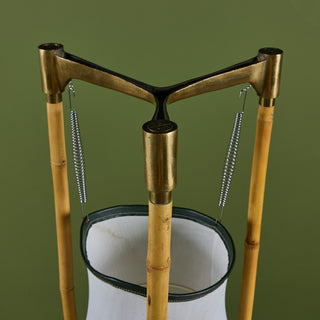 Pair of Ronald Cecil Sportes Bamboo Floor Lamps