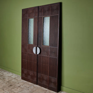 Sherrill Broudy Mahogany Panelcarve Doors