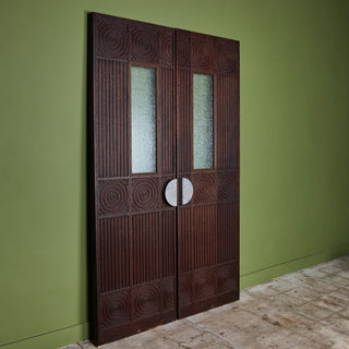 Sherrill Broudy Mahogany Panelcarve Doors