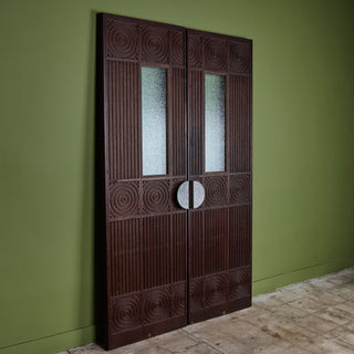 Sherrill Broudy Mahogany Panelcarve Doors