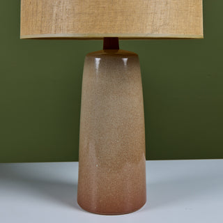 Pair of Speckle Glazed Gordon & Jane Martz Ceramic Lamps for Marshall Studios